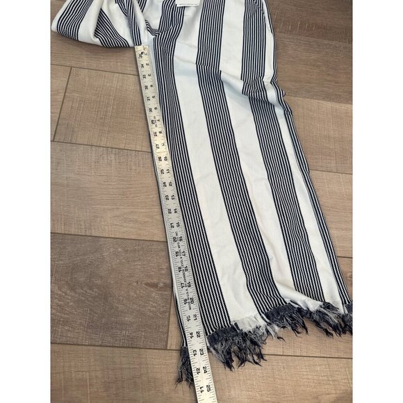 Women's English Factory Stripe Crop Tank and Cropped Pants Size Small - Blue New - Picture 4 of 16